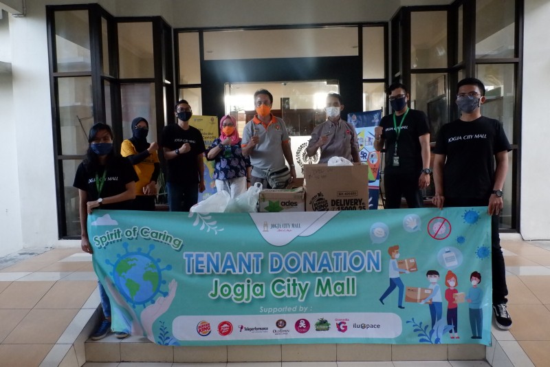 Spirit of Caring Jogja City Mall: Tenant Donation Untuk Pejuang Covid-19