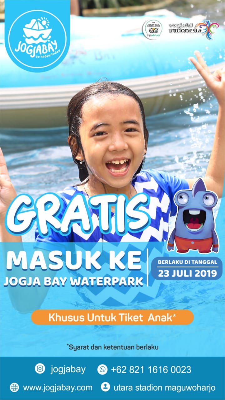 Puncak Peringatan Hari Anak Nasional DIY  Di Jogja Bay Waterpark