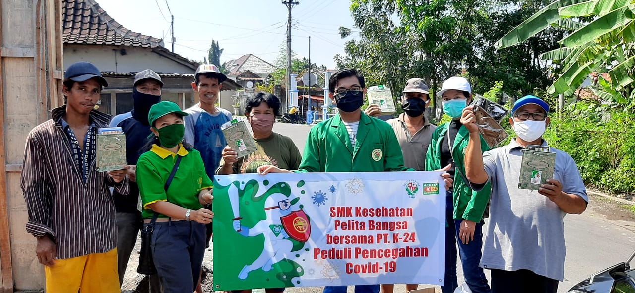 SMK Kesehatan Pelita Bangsa Peduli Lawan Covid-19