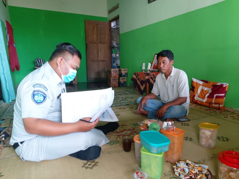 PT Jasa Raharja DIY Lakukan Survey Korban Lakalantas Kepoh – Juwiring