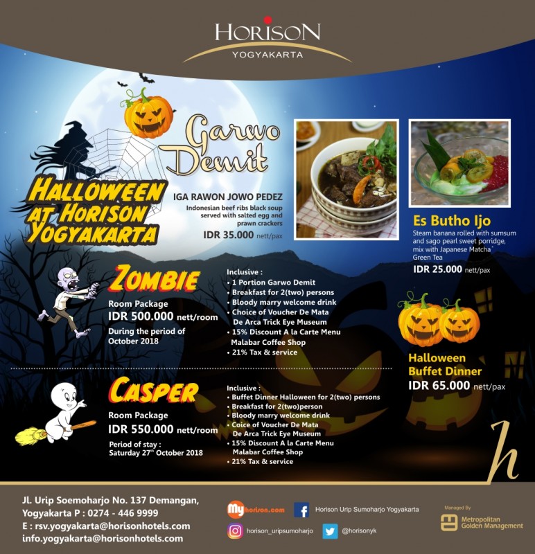 Horison Urip Sumoharjo Yogyakarta Rayakan Halloween