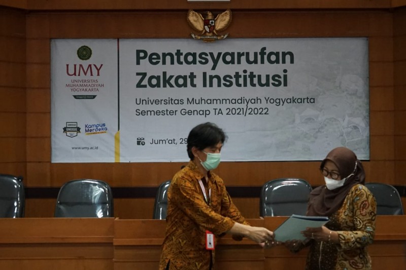UMY Kembali Tasyarufkan Dana Zakat Institusi Setelah Dua Tahun Vakum