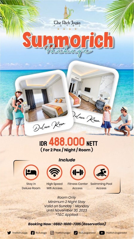 Sunmorich The Rich Jogja Hotel Tawarkan Promo 