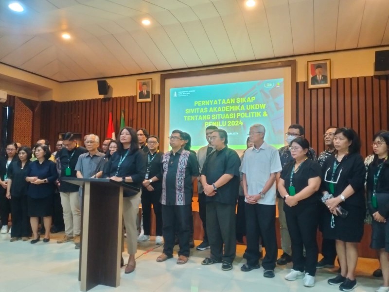 Sivitas Akademika UKDW Nyatakan Sikap Tentang Situasi Politik Dan Pemilu 2024