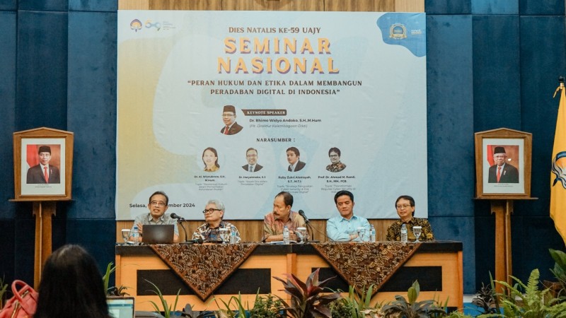 UAJY Gelar Seminar Nasional Peran Hukum Dalam Peradaban Digital