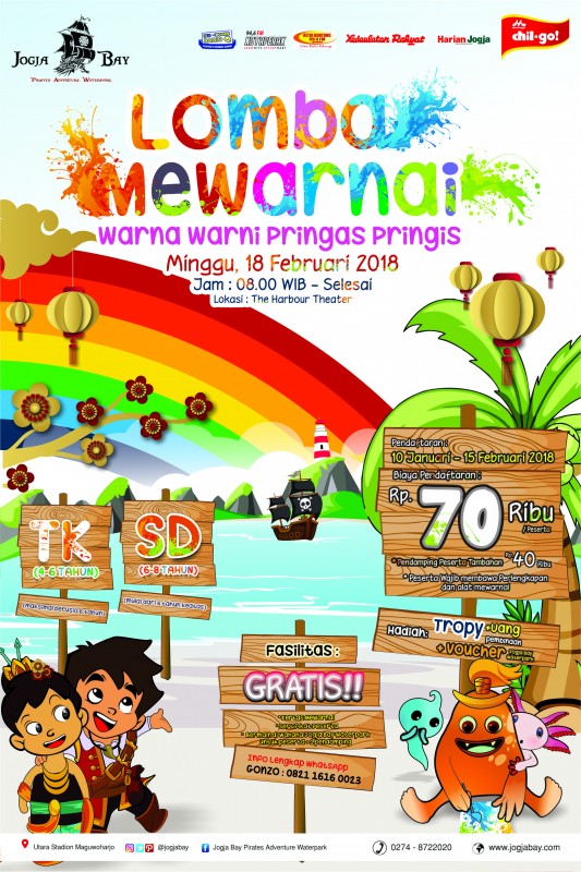 Rayakan Imlek 2018, Jogja Bay Gelar Lomba Mewarnai Anak