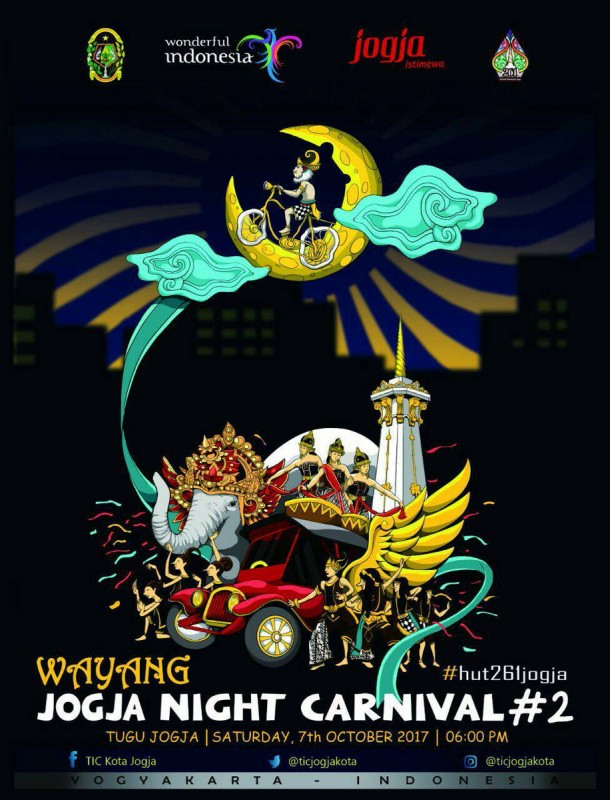 Wayang Jogja Night Carnival #2 Warnai HUT Kota Jogja Ke-261